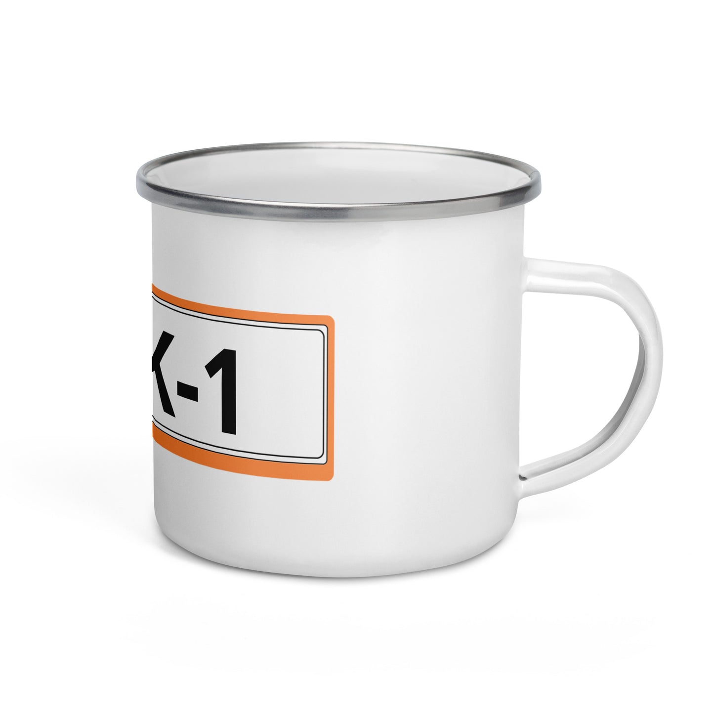 License plate mug with license frame